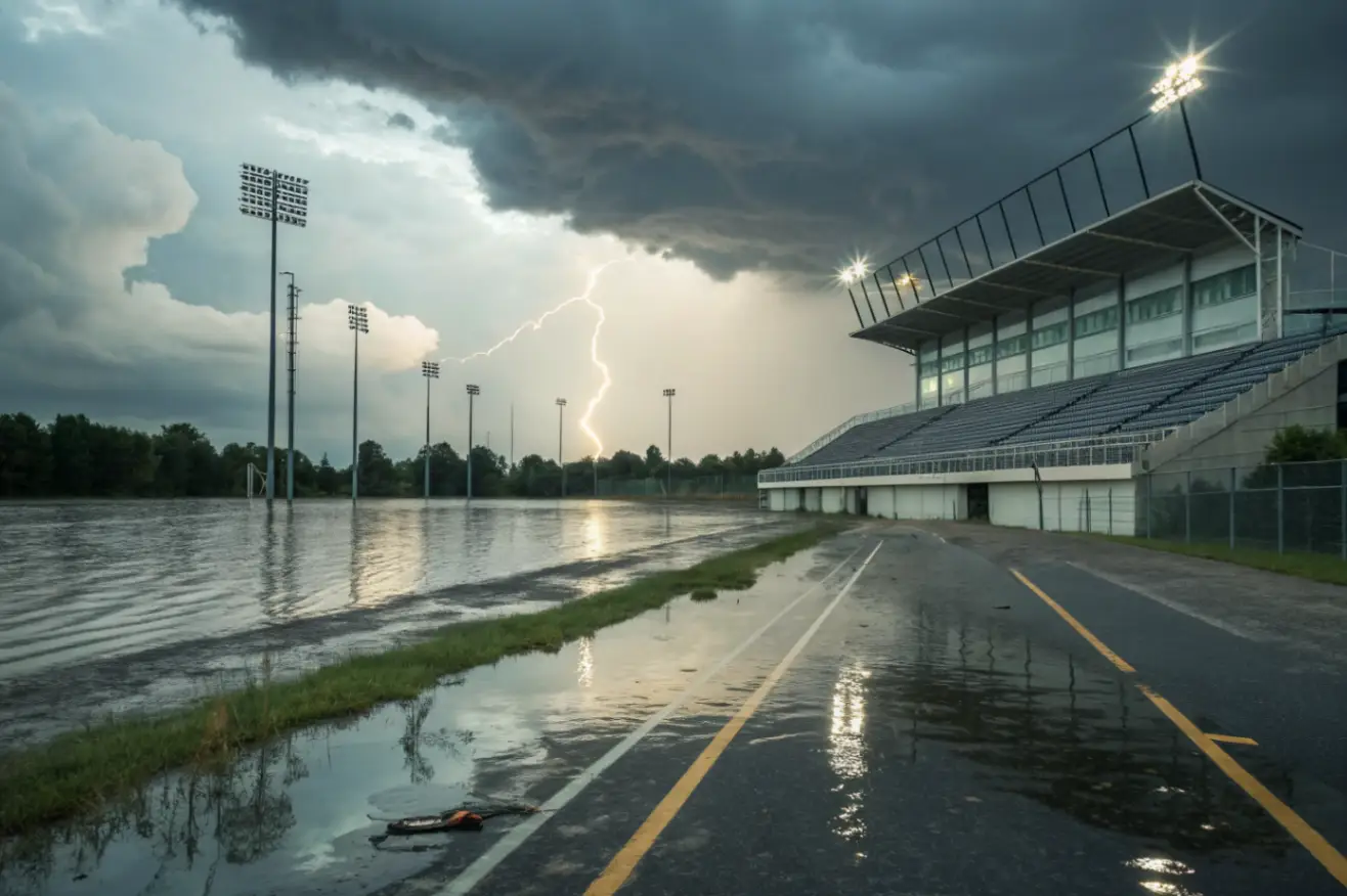 New Road Stadium Flooding Threatens County Cricket
